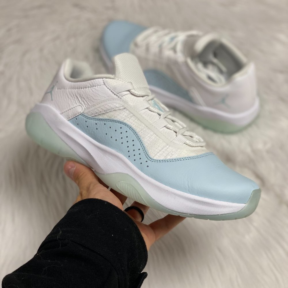 Nike Air Jordan 11 CMFT Low Womens Shoes White Blue DV2629-100 NEW Multi